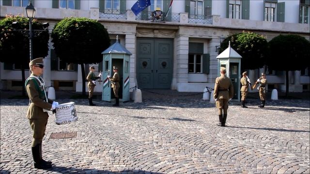 Венгрия. Будапешт. Развод караула у Королевского дворца!