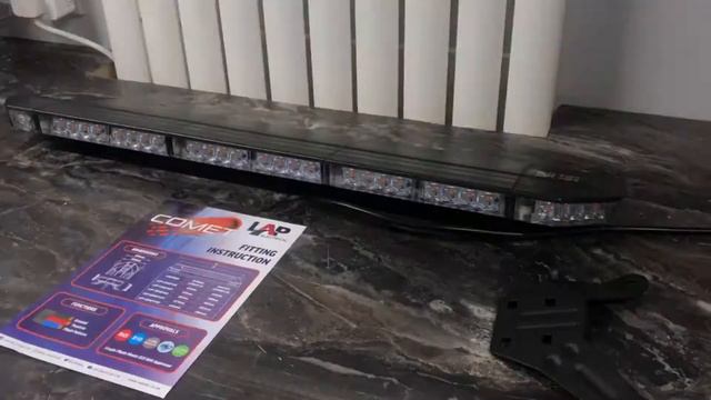 LAP Electrical 10-30V 637mm Compact R65 Amber Lightbar PN: COMET637 - Beaconsandlightbars смотреть онлайн