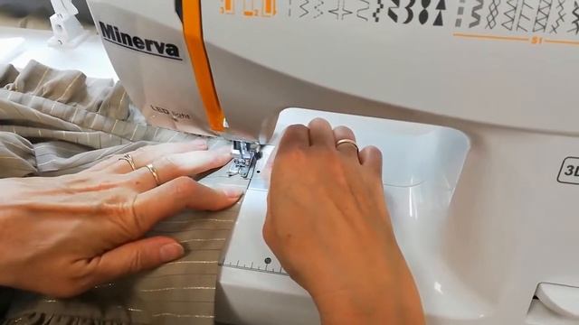 Obszywanie dziurki na guziki z Minerva Next 363d - Akademia Mody смотреть онлайн