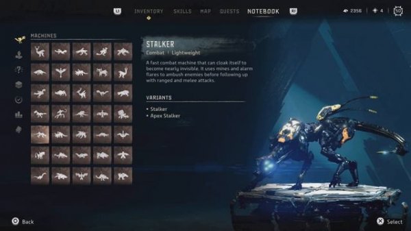 Horizon Forbidden West - All Machines