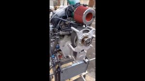 Винтомоторная группа для аэролодки на базе мотора ХОНДА  L15A