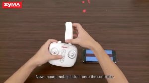 Радиоуправляемый квадрокоптер SYMA X23W FPV Wi-Fi с камерой 0.3МП