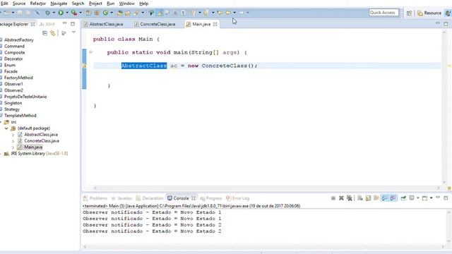 Implementação do Template Method em Java смотреть онлайн
