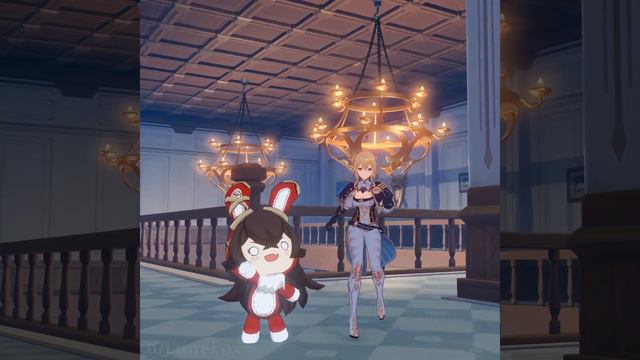 Dancing with Amber's doll - Genshin impact смотреть онлайн