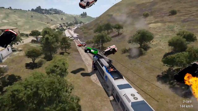 Train vs Car - Crash Test In Arma 3 смотреть онлайн