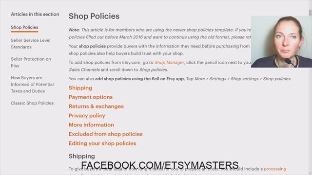 Подробный разбор Seller Policy On ETSY