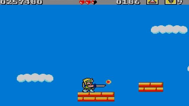 Wonder Boy in Monster Land / Wonder Boy II (Sega Master System) - Stages 6-7 смотреть онлайн