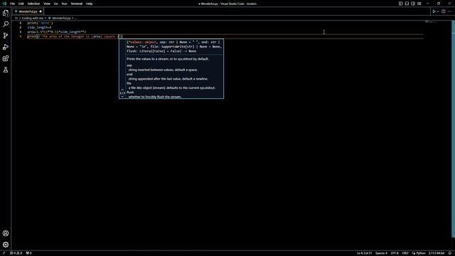 Calculating the Area of a Hexagon with a Side Length of 4 Artificial Intelligence Code Coder Exampl смотреть онлайн