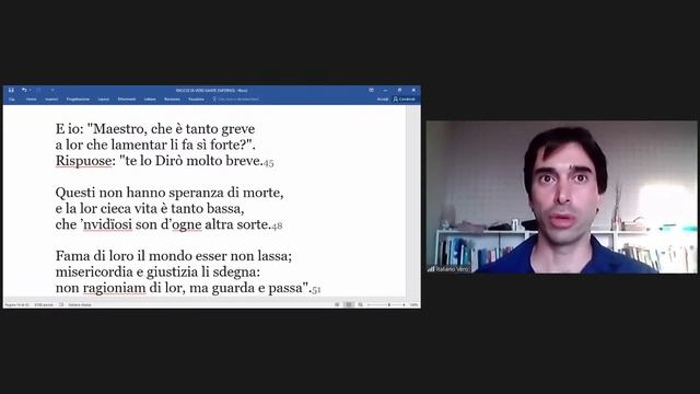 Знакомство с Божественной комедией. Чтение на итальянском с комментариями. Часть I (до Canto V) смотреть онлайн