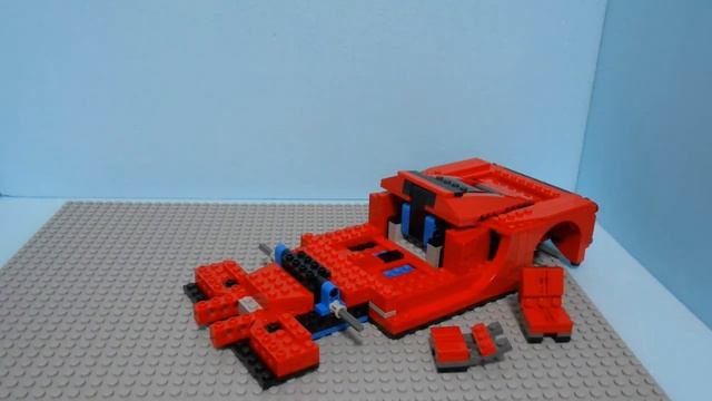 【レゴ3分】8652 レーサー エンツォ・フェラーリ 1/17／フェラーリ創始者の名を持つ銘車！そして伝説の333SPも LEGO 3min Building（Enzo Ferrari ）【L3mB