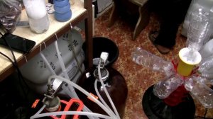 Оборудование для принудительной карбонизации пива в кегах.