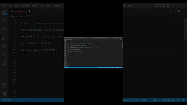 Sort by frequency of second element in tuple list in python смотреть онлайн
