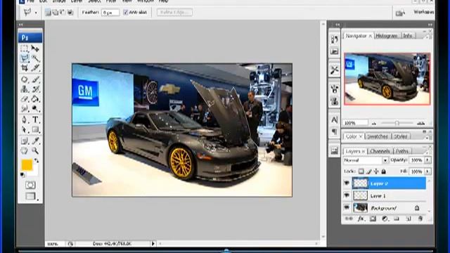 Tutorial Adobe Photoshop CS Merubah cat mobil смотреть онлайн