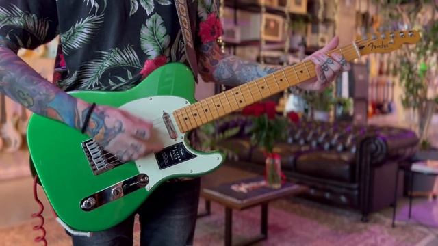 Fender Player Plus Telecaster Cosmic Jade 2022 Mexico смотреть онлайн