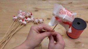 Букет из Raffaello своими руками | Букет из конфет