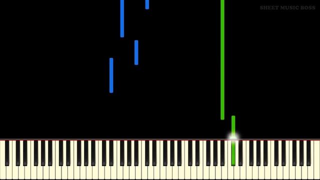 C418 - Key (from Minecraft) - Piano Tutorial смотреть онлайн