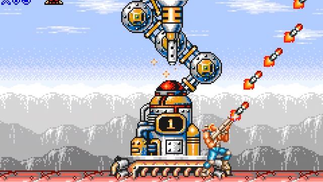 Contra Advance: The Alien Wars EX - Stage 2: Military Train - Game Boy Advance смотреть онлайн