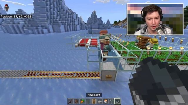 Iron Farm Tutorial for Minecraft Bedrock and Java 1.18 смотреть онлайн