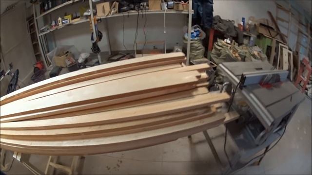 Реечное каноэ (2/8) Изготовление реек (Мастерская Пират Вудс) смотреть онлайн