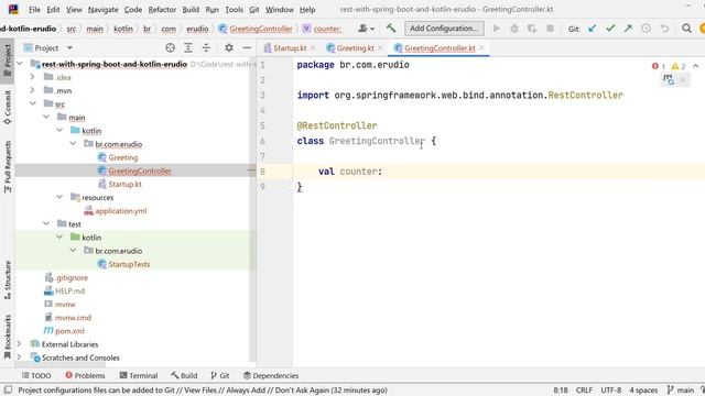 05 Criando o Primeiro Endpoint REST смотреть онлайн