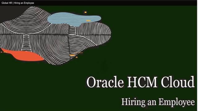 Oracle HCM Fusion | Hire An Employee Tamil смотреть онлайн