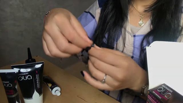 تجربتي مع صباغة الشعر Garnier Olia