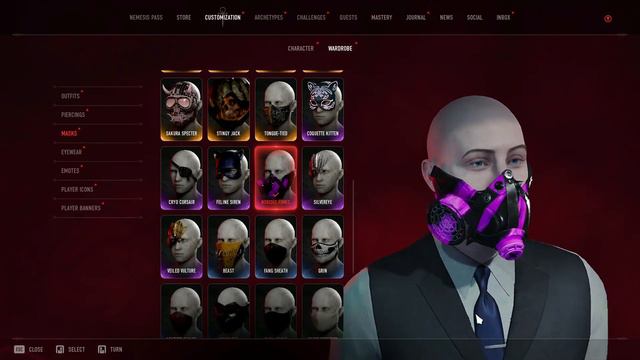 Noxious Fumes Mask (Bloodhunt Twitch Drop)