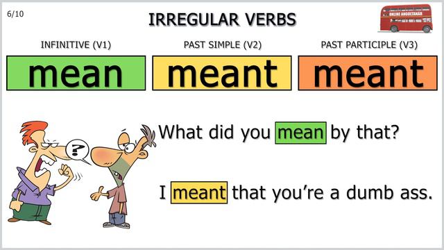 Irregular verbs | Practice Past Simple with 10 common irregular verbs | PART 3 смотреть онлайн