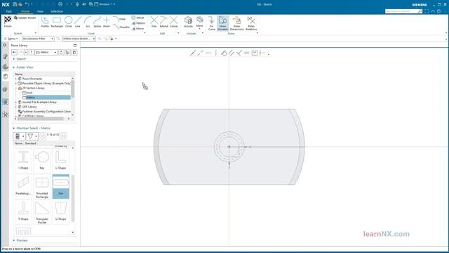 NX Tutorial | Thread, Sketch blocks, Extrude with offset. смотреть онлайн