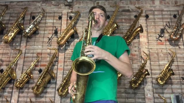 Selmer Mark VI 58XXX Serial Number Playtest!!! New York City Sax Shop! смотреть онлайн