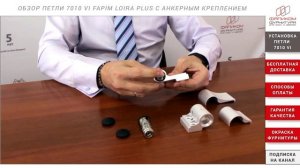 Обзор накладной петли 7010 vi Fapim.  Петля с анкерным креплением Фапим для профиля с терморазрывом