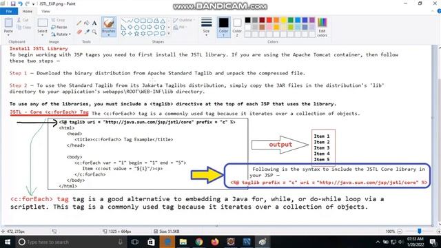 how to use JSTL смотреть онлайн