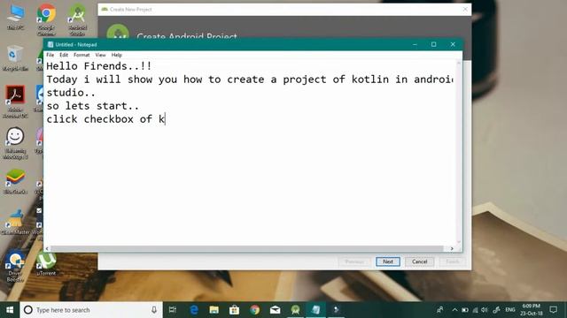 How to Create Kotlin Project in androidStudio 3.2 [tutorial 2019] смотреть онлайн