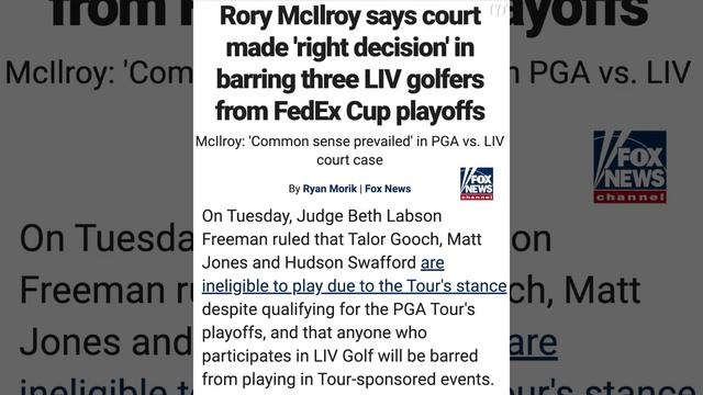 LIV Golfers SUE The PGA After Being Kicked Out смотреть онлайн