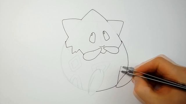 TOGEPI Рисуем самого милого Покемона из Pokemon Go - Волшебные рисунки для детей поэтапно