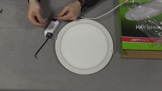 Обзор светодиодного светильника Downlight 21W 4000K EUROLAMP