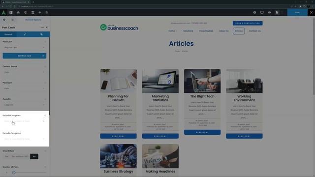 How to Use the Avada Post Cards Element смотреть онлайн