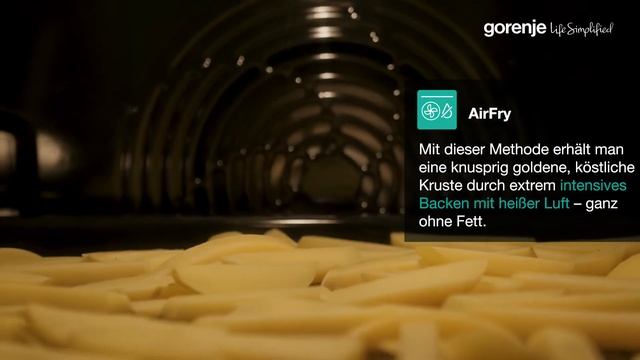 AirFry - Gorenje OptiBake Einbau-Backofen смотреть онлайн