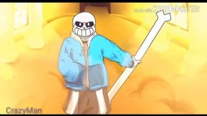 Анимация (Чара vs Sans) (на русском)