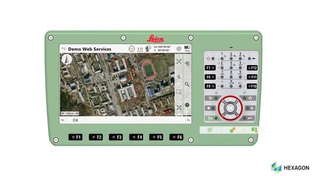 Использование картографических сервисов в Leica Captivate смотреть онлайн
