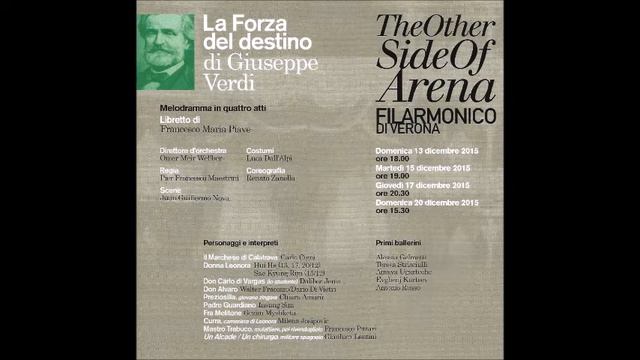 Forza del destino Verona 13 Dicembre 2015 3a parte смотреть онлайн