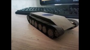 Сборка бумажного танка Т-72  А "Урал"/танк из бумаги
