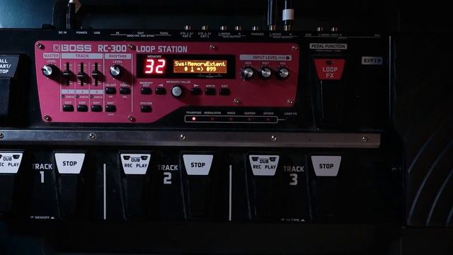 BOSS RC-300 Memory Patch Region Lock! How to setup Memory Extent BOSS RC-300 Loop Station! смотреть онлайн