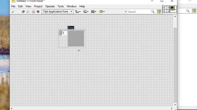 LabVIEW - Creating Array Controls and Indicators смотреть онлайн