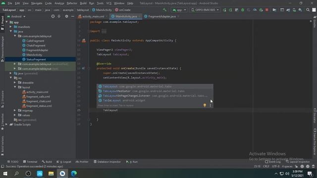 Tablayout with Different Fragments and ViewPager in Android Studio 2021 смотреть онлайн