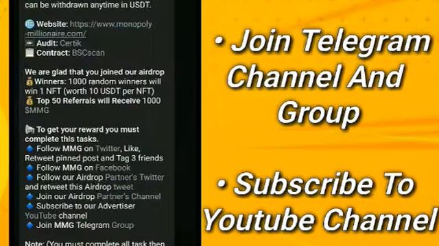 Monopoly Millionaire Game | Value : $10 | Referral : $1000MMG | Free & Facile Airdrop смотреть онлайн