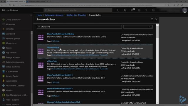 How To Import A PowerShell Module To Azure Automation Directly From The PowerShell Gallery смотреть онлайн
