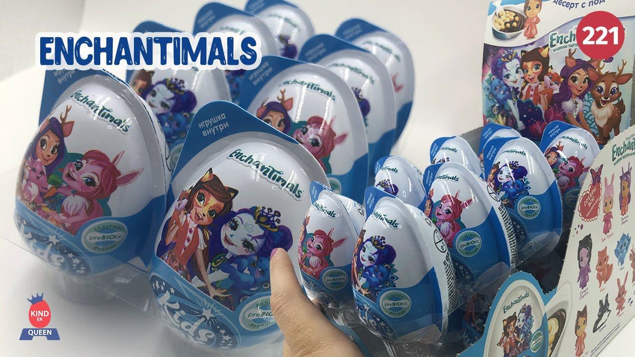 Шоколадные яйца Энчантималс Kids Box