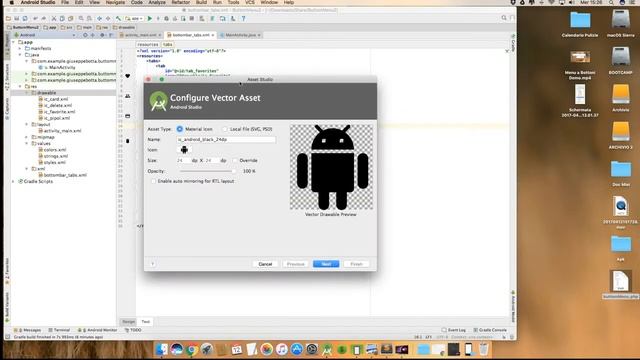 Android Studio Tutorial Buttom Menu Demo смотреть онлайн