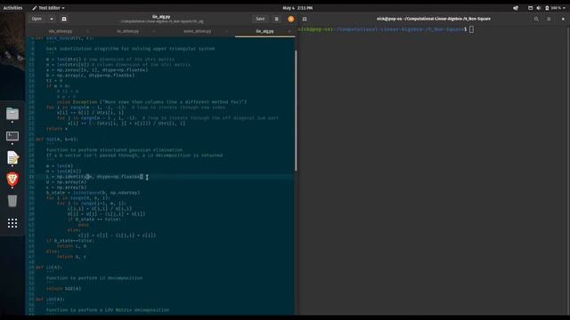 Non-Square Linear Systems - Computational Linear Algebra смотреть онлайн